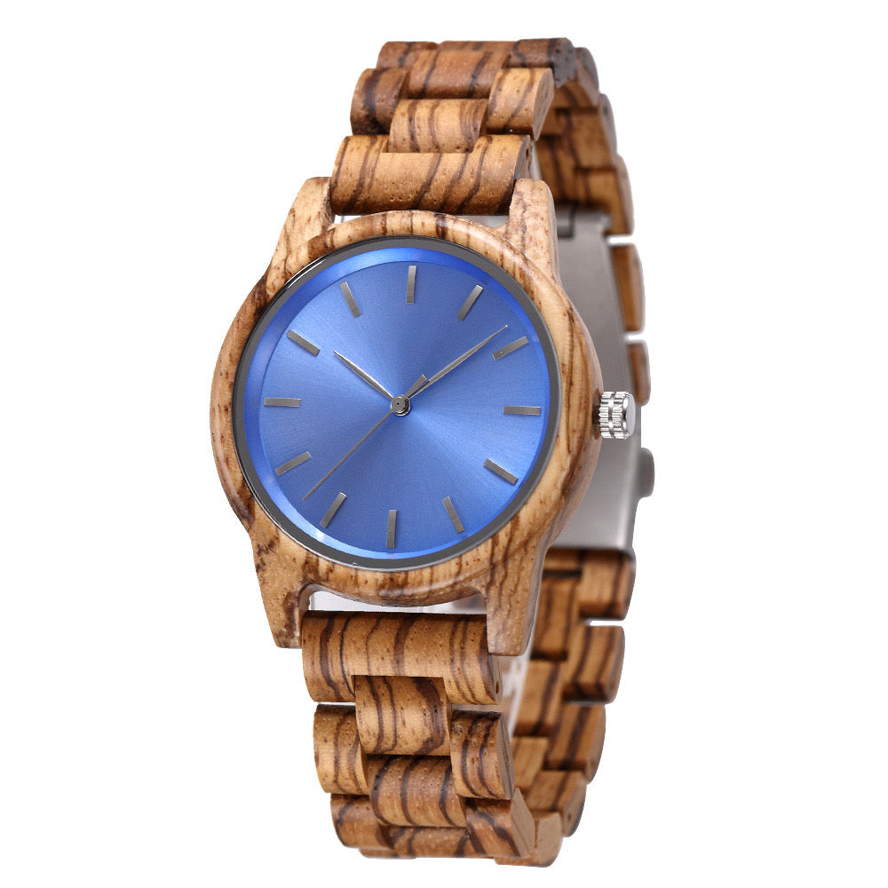 Ultra-thin Fashion Minimalist Wooden Watch, Casual Unisex Couple Wooden Watch